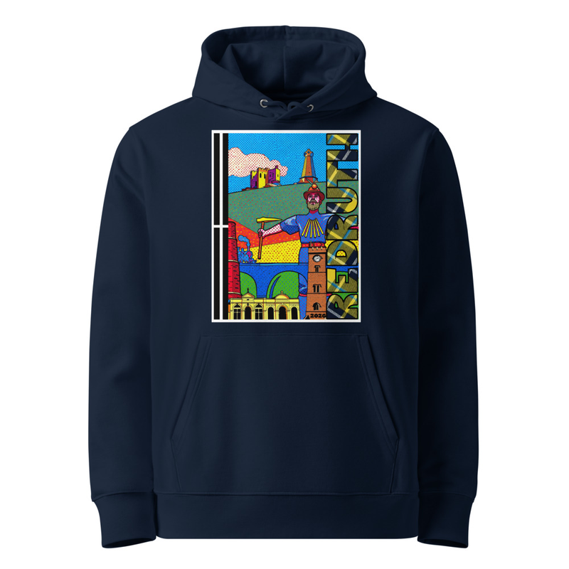 Pop Art Redruth Hooded Long Sleeved Warm Tee