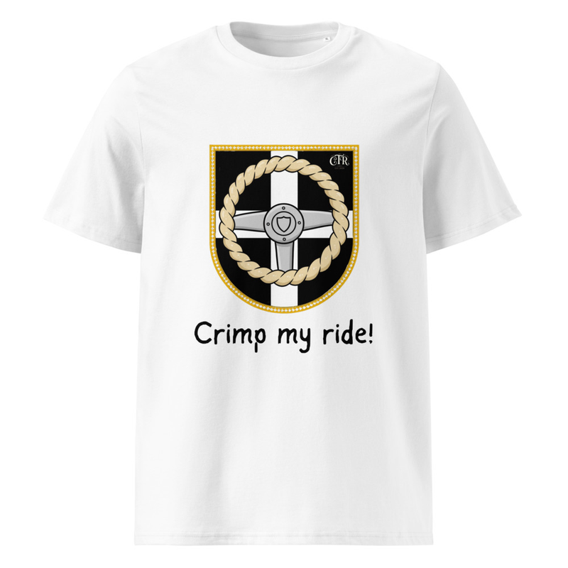 Crimp My Ride Tee - White