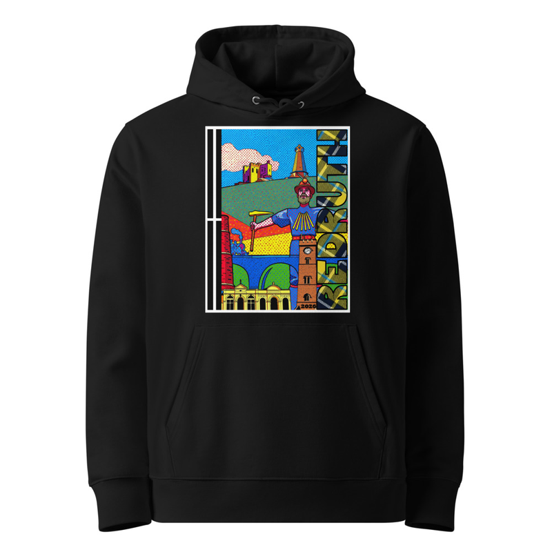 Pop Art Redruth Hooded Long Sleeved Warm Tee