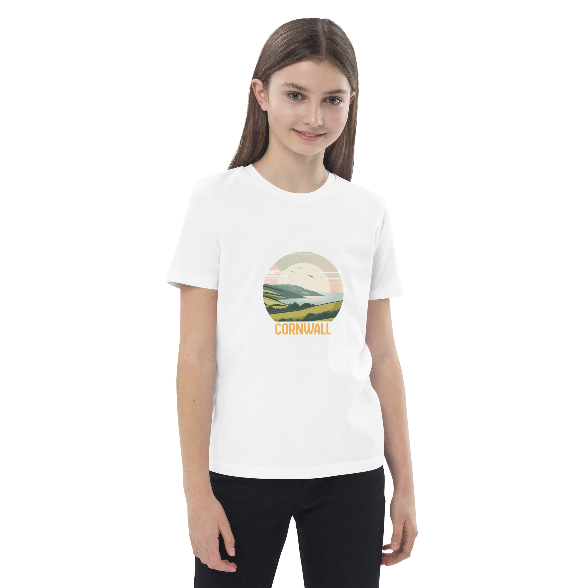 Kids Cornwall Pastel Vista Tee