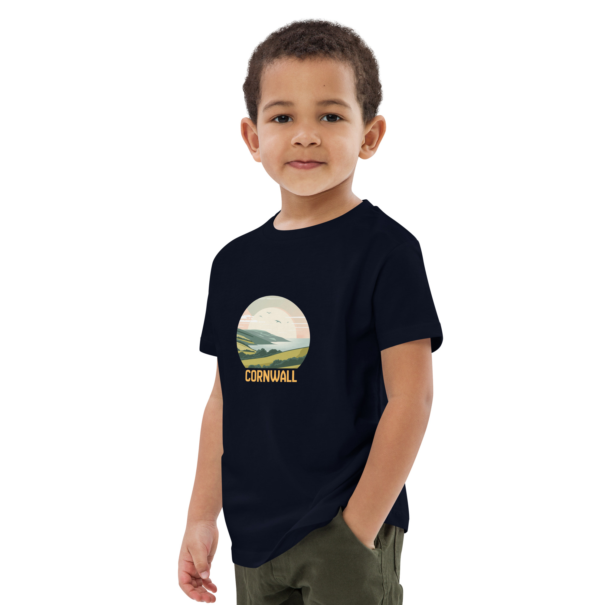 Kids Cornwall Pastel Vista Tee