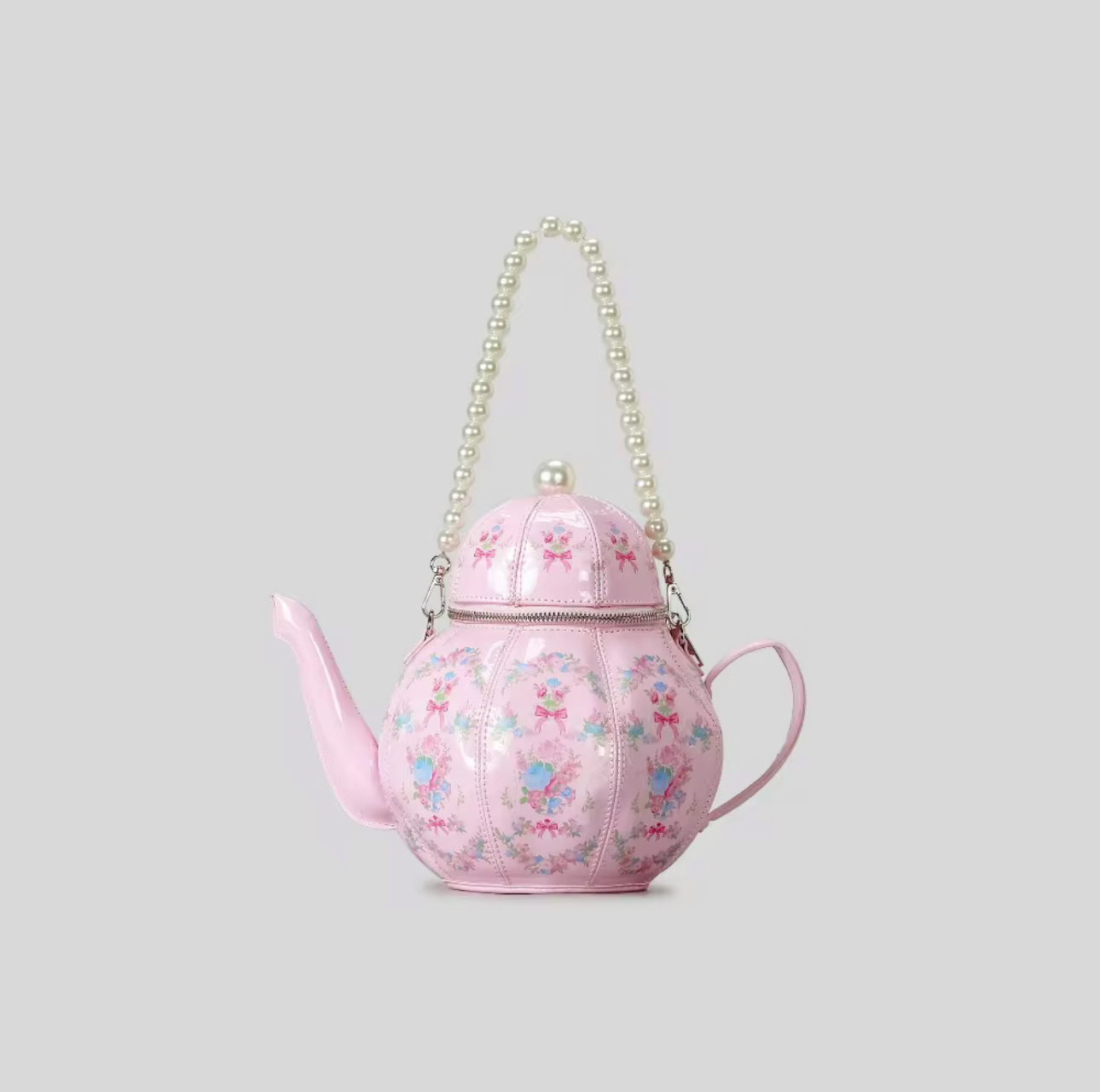 Pink Vintage Teapot Handbag