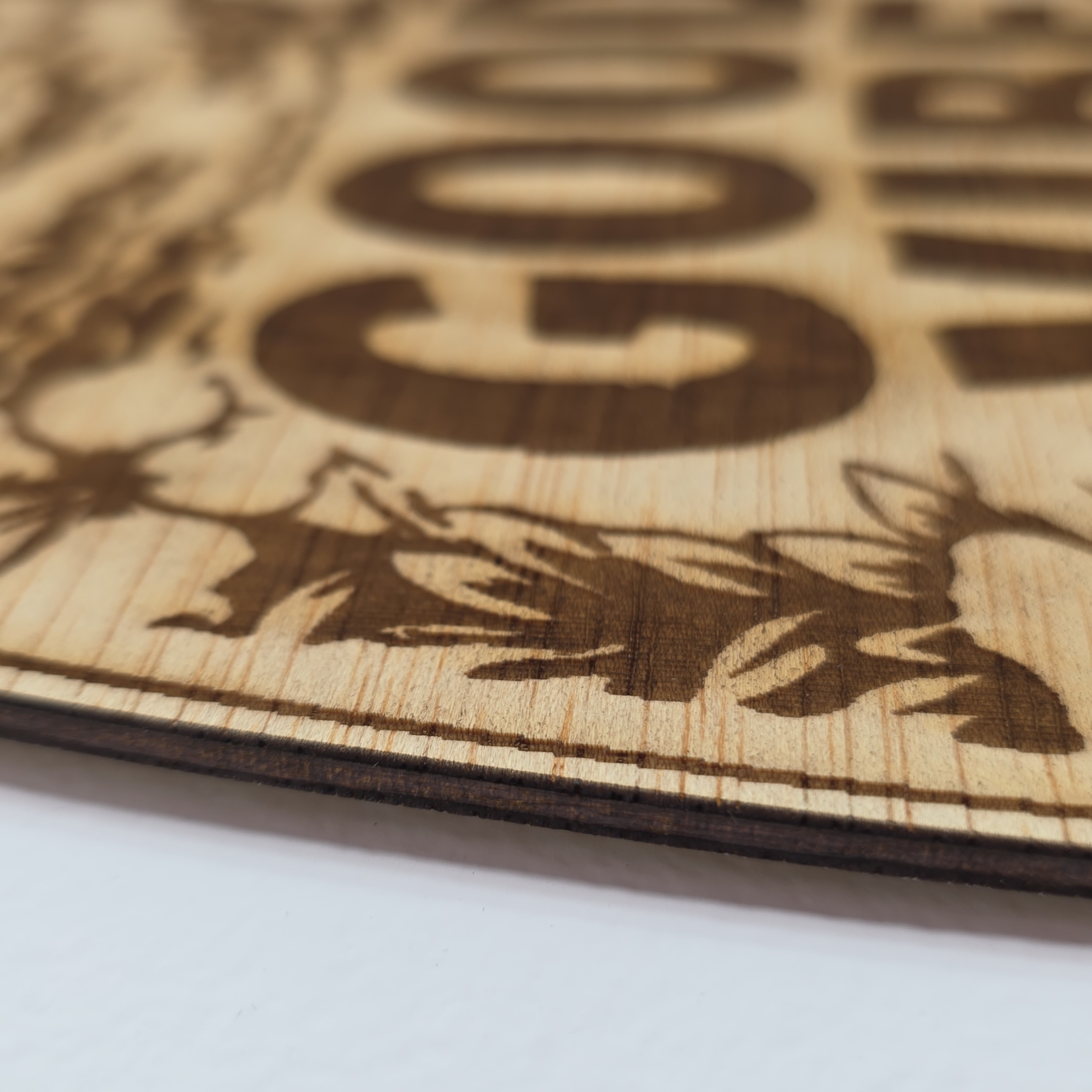 Tabla Surf decorativa de madera "Good Vibe"