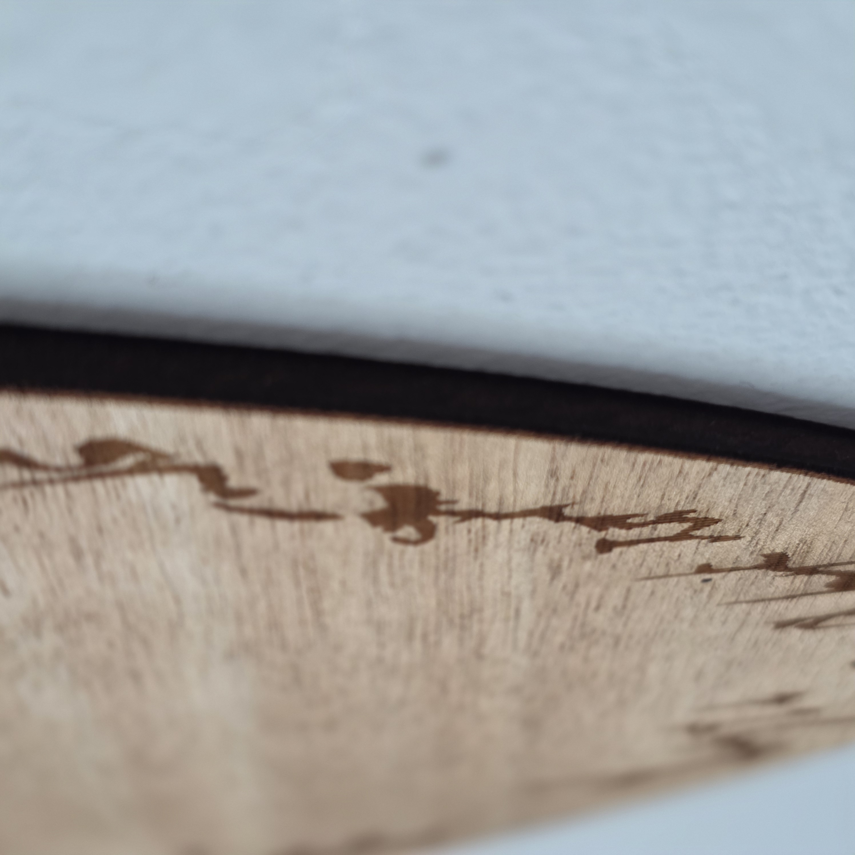 Tabla de surf decorativa "Aperol Spritz" - Madera natural