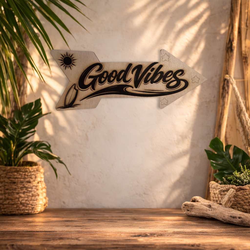 Cartel decorativo de madera “Party Zone”