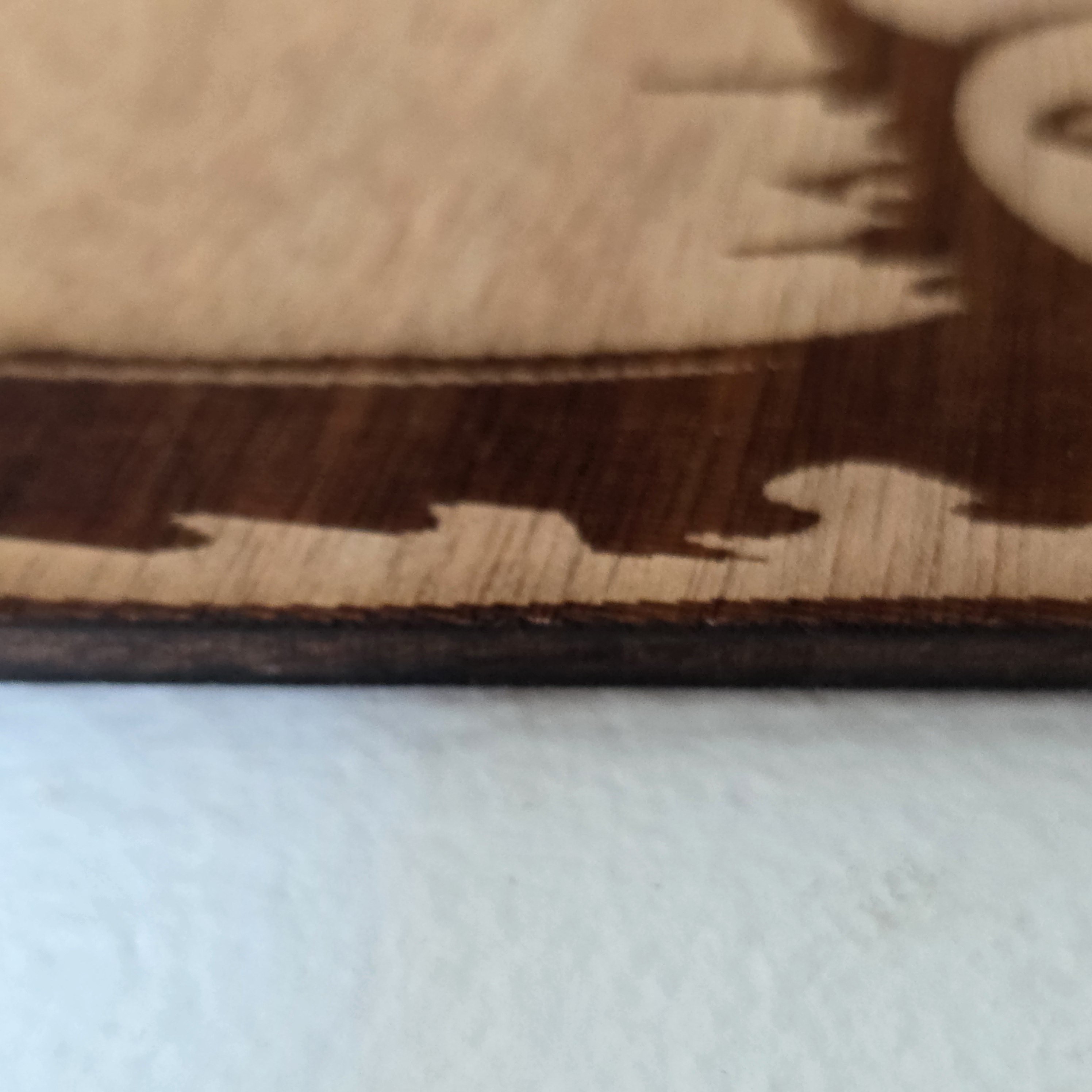 Tabla de surf decorativa "Love Beer" - Madera natural