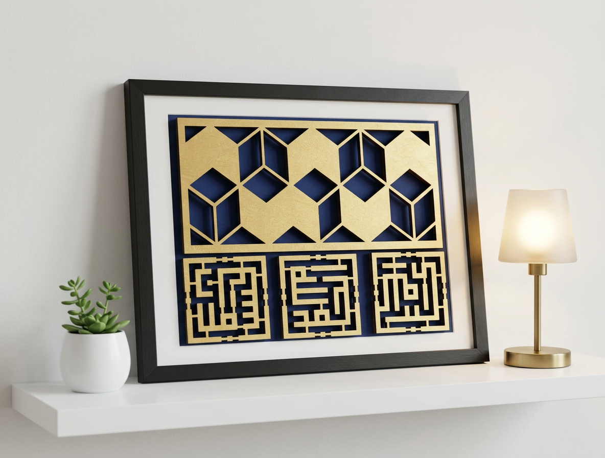 Quadro Decorativo Geométrico 