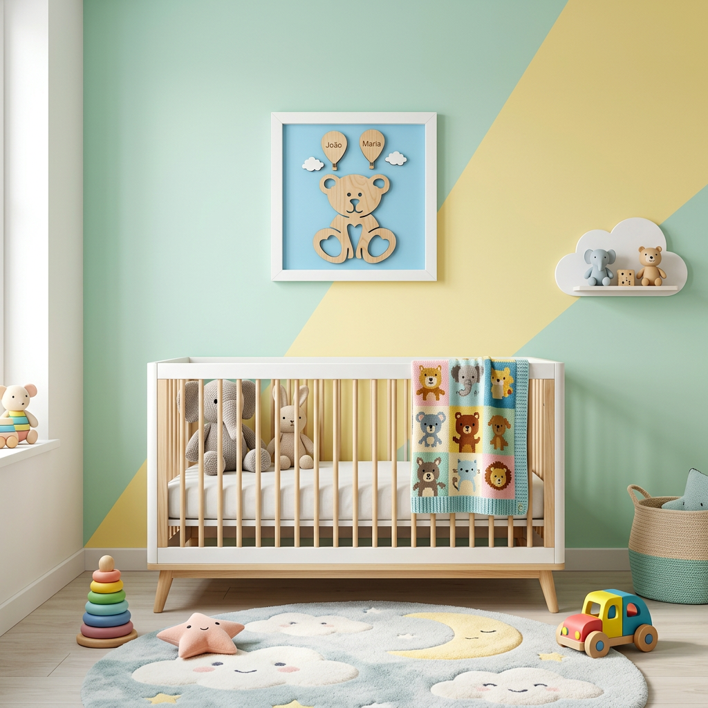 Quadro Ursinho (personalizável)