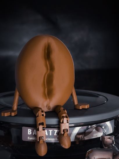 Dekoratif Oturan Kahve Çekirdeği  Figürü