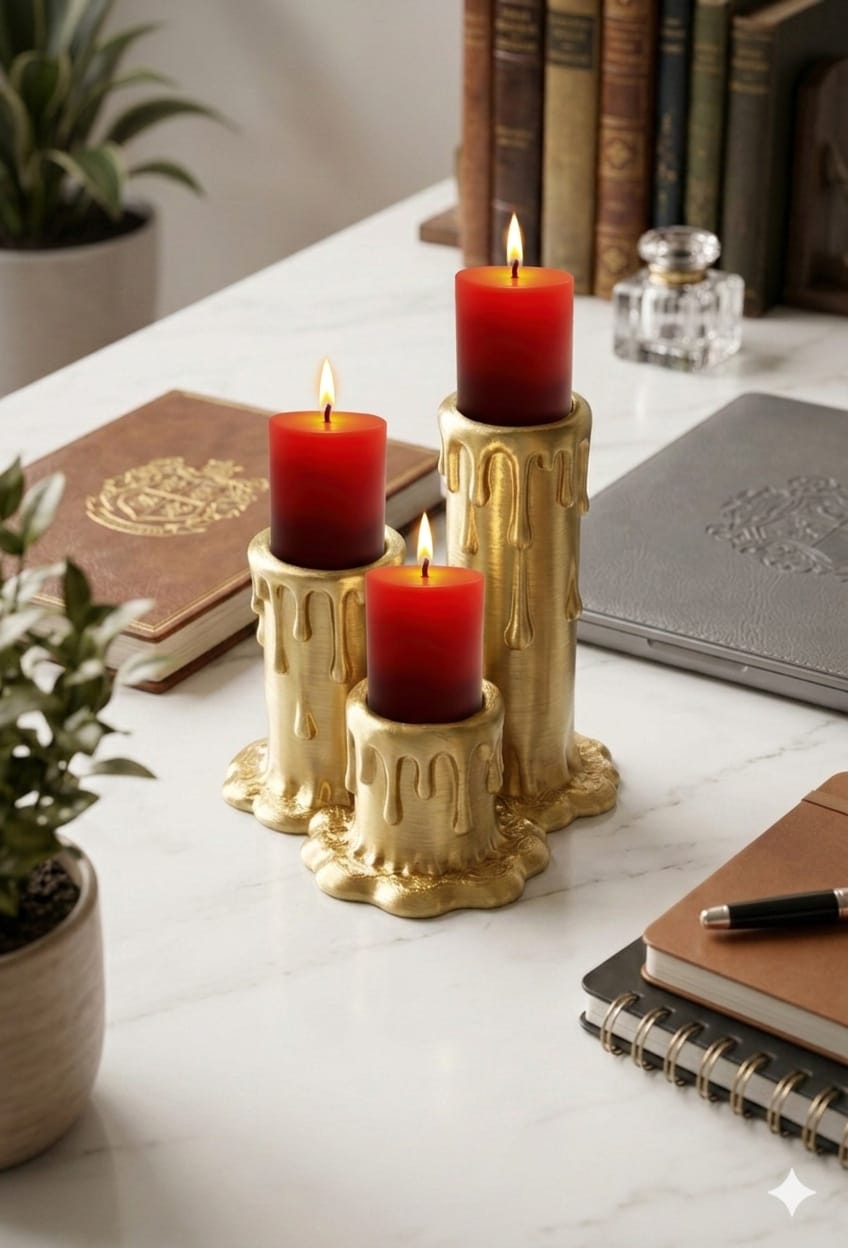 Yakamoz 3d YAPAY MUM İÇİN ŞAMDAN