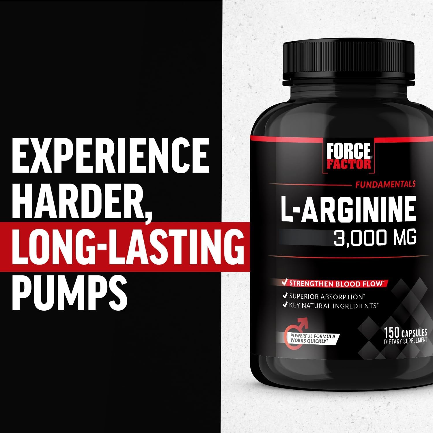 Force Factor® L-Arginine 3000 mg