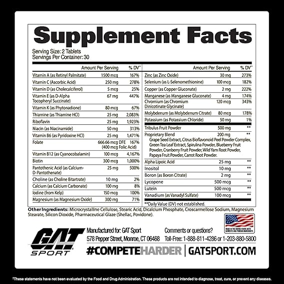 GAT Sport® Men's Multi+Test