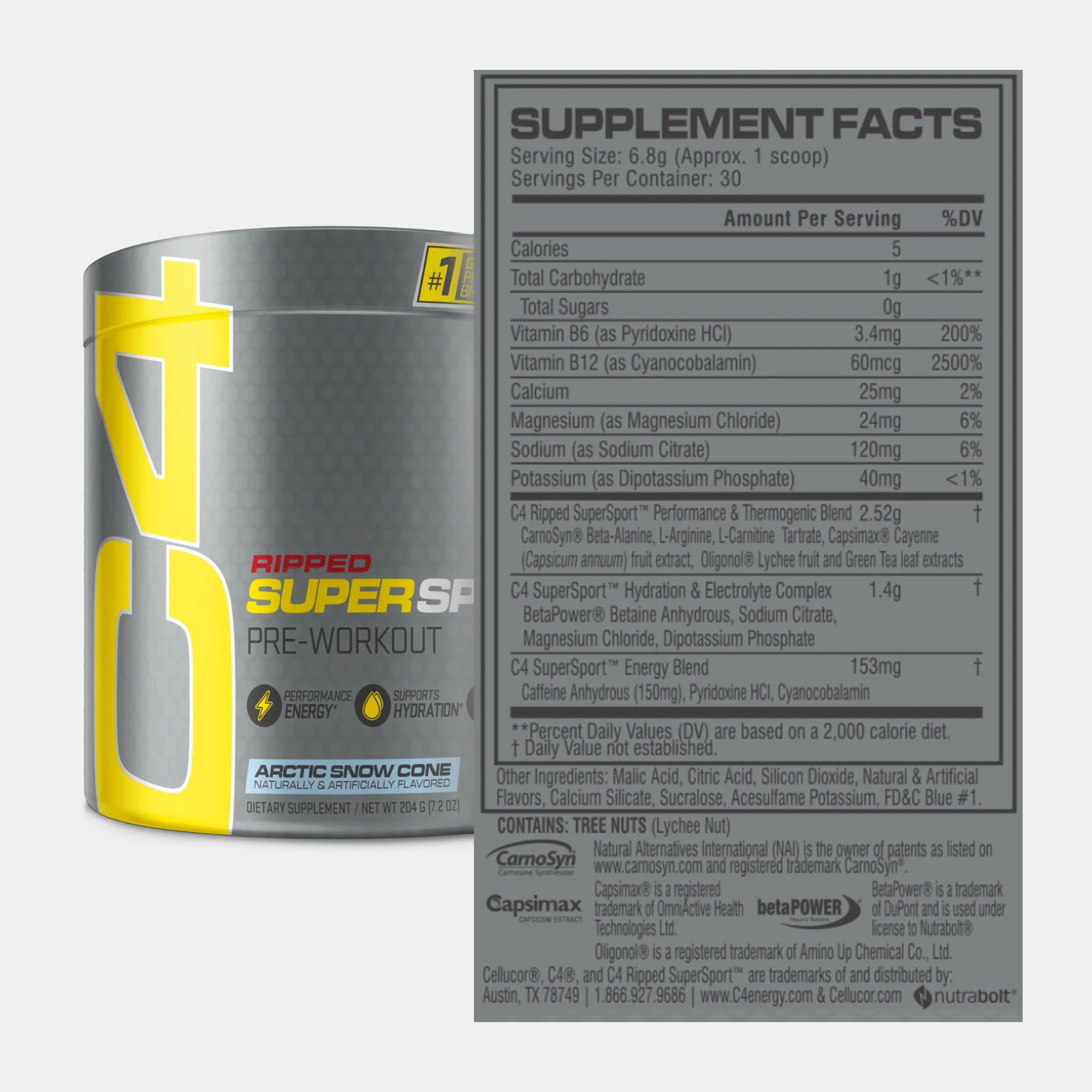 Celucor® C4 Ripped SuperSport Pre-Workout