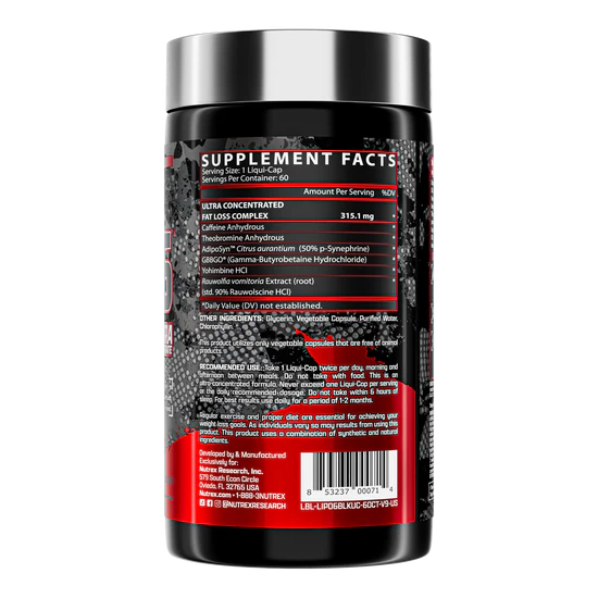 Nutrex® LIPO-6 Black Ultra Concentrate