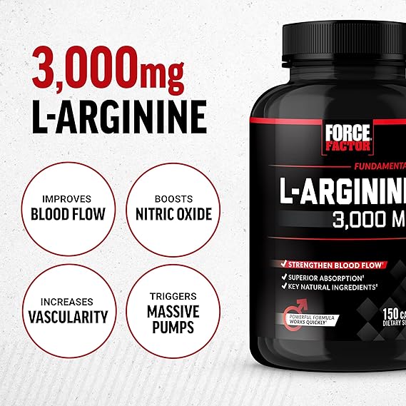 Force Factor® L-Arginine 3000 mg