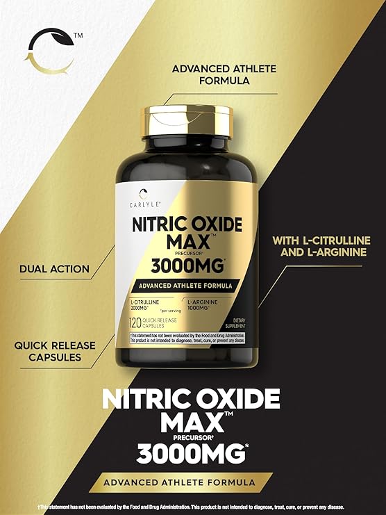 Carlyle® Nitric Oxide Max™ 3000mg