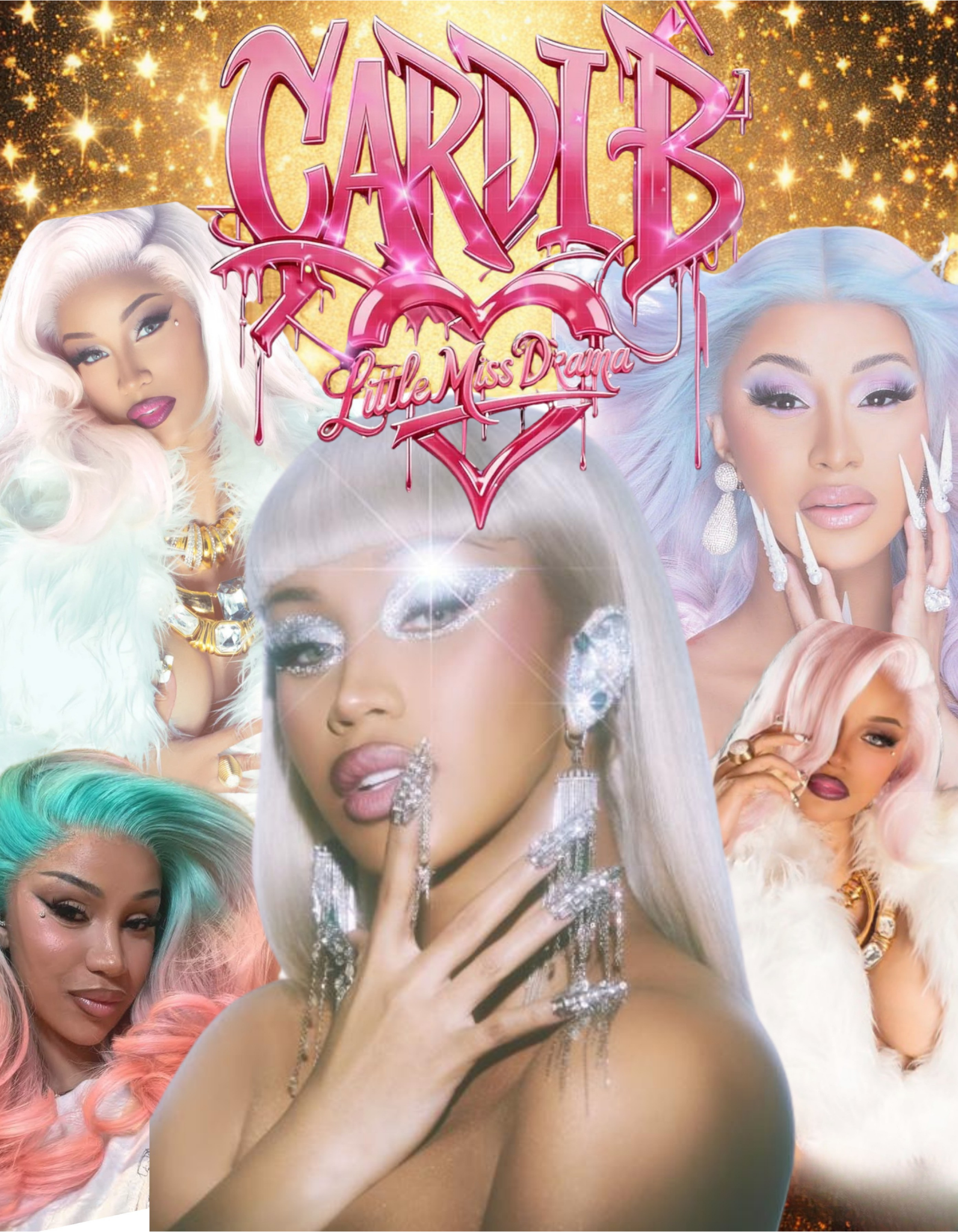 Little Miss Drama Graphic Artist Tribute Tee