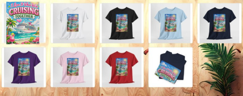 Adult Cruising Together Graphic T-Shirt