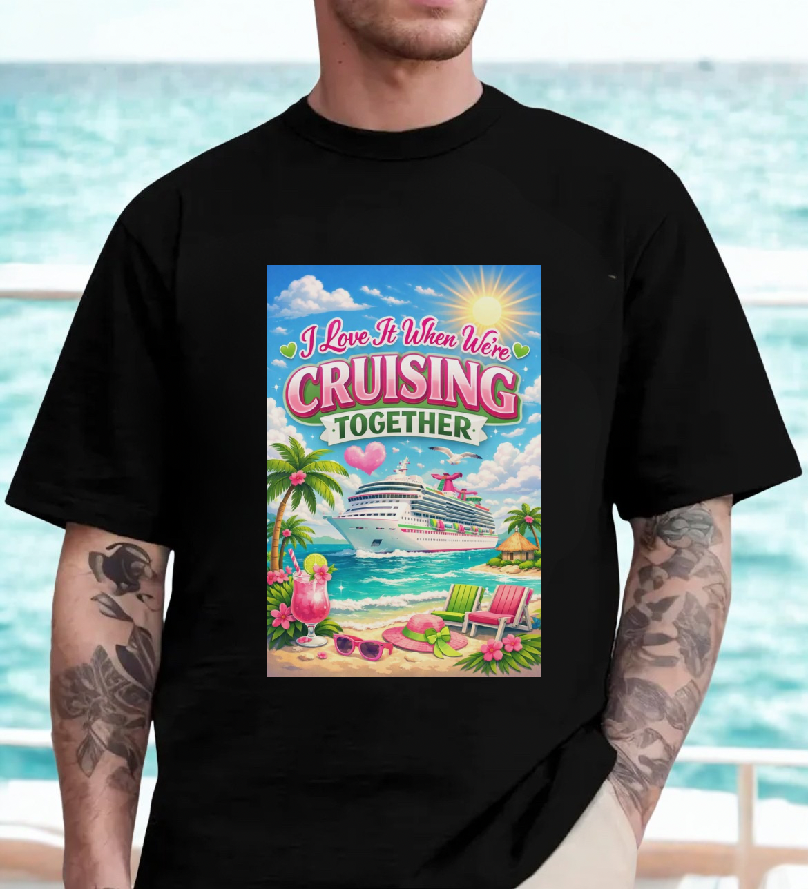 Adult Cruising Together Graphic T-Shirt