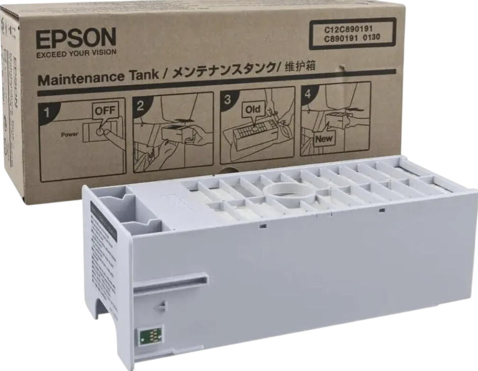 Tanque de mantenimiento de tinta C12C890191 para EPSON Stylus Pro