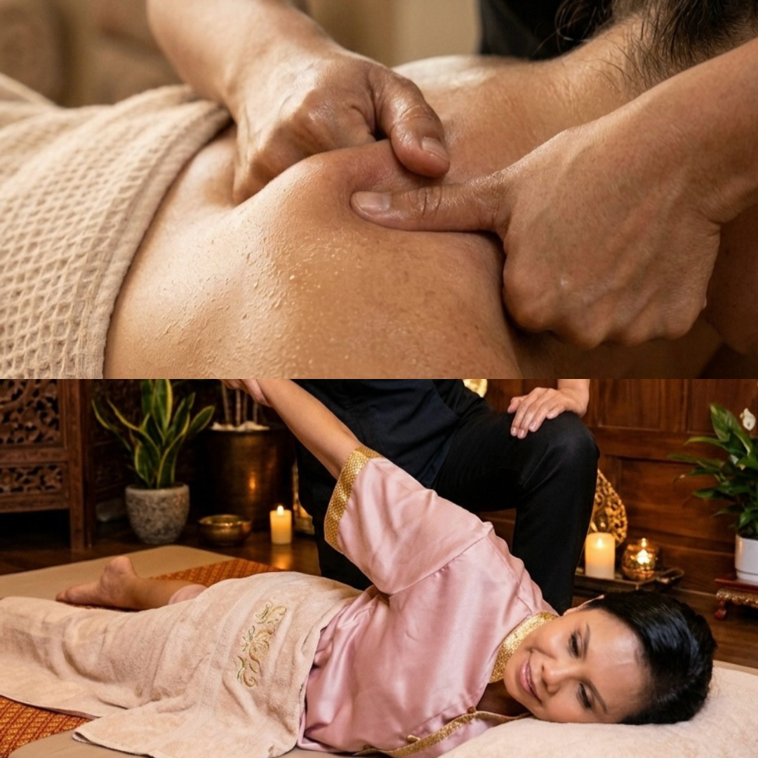 Thai-Deep-Swedish Massage 60 Mins 