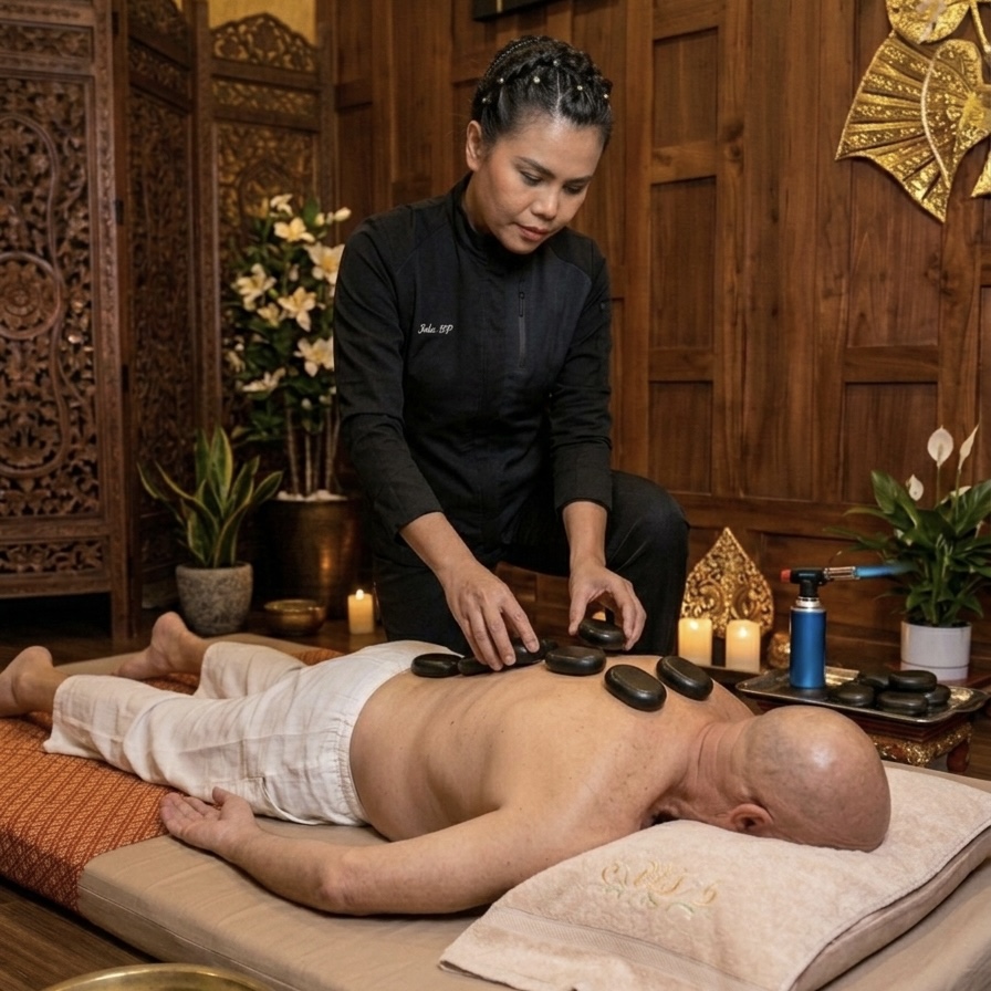 Traditional Thai Massage with Hot stone