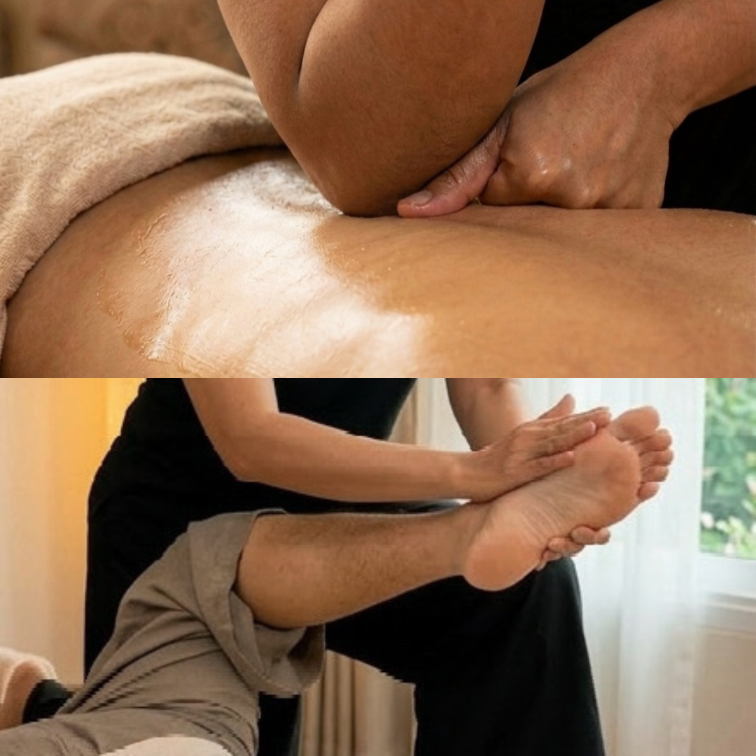 Thai-Deep Tissue & Swedish Massage 120 Mins 