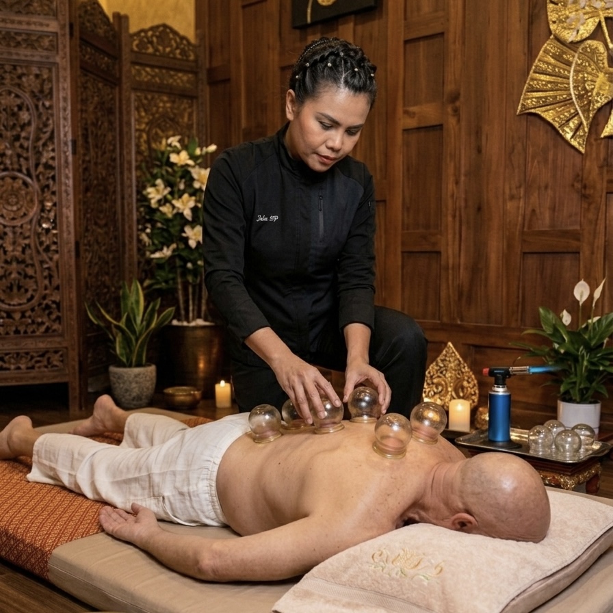 Traditional Thai with Cupping Therapy Session