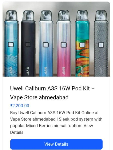 Uwell Caliburn A3S 16W Pod Kit