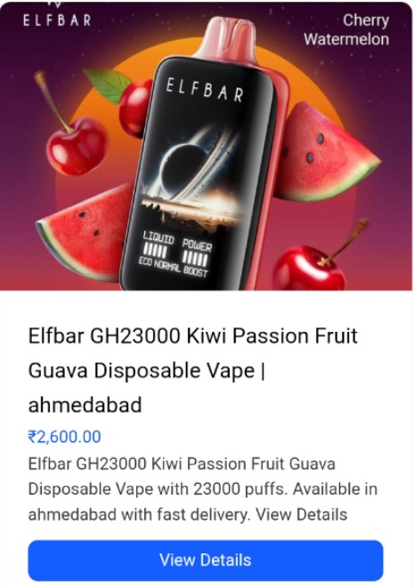 Elfbar GH23000 Cherry Watermelon Disposable Vape