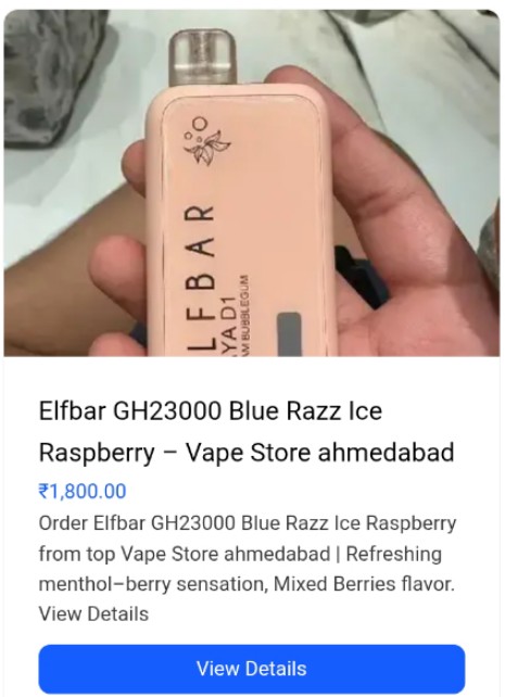 Elfbar GH23000 Blue Razz Ice Raspberry