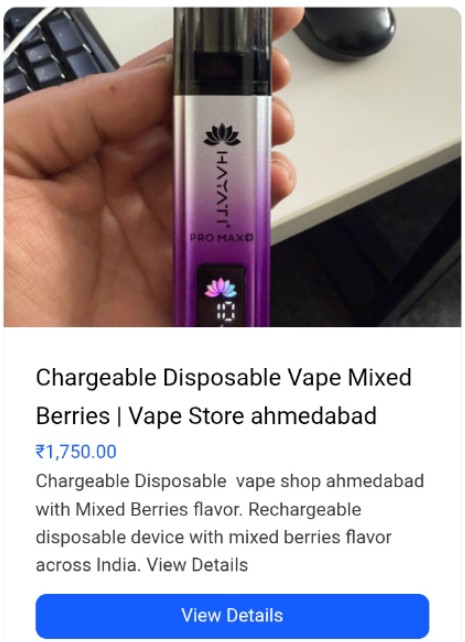 HAYATI Pro Max Rechargeable Disposable Vape