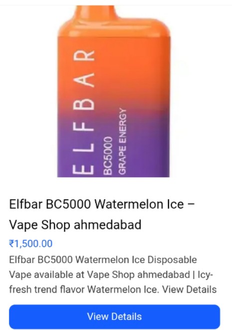 Elfbar BC5000 Watermelon Ice Disposable Vape