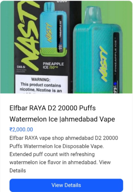 Elfbar RAYA D2 20000 Puffs Vape