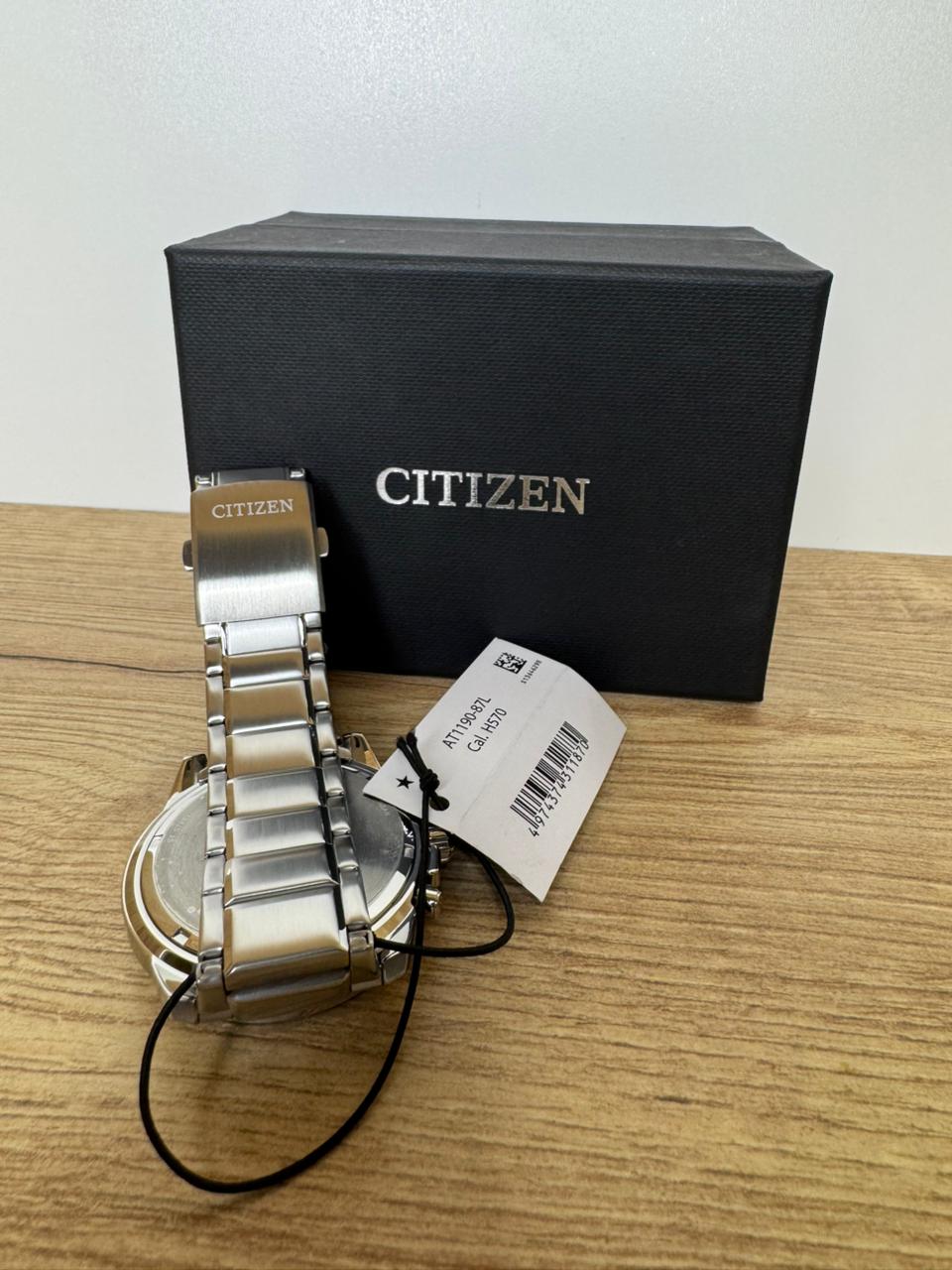 Men's Stainless Steel Chronograph Watch eco drive