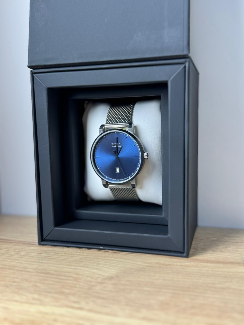 Classic HUGO BOSS Blue Dial Watch