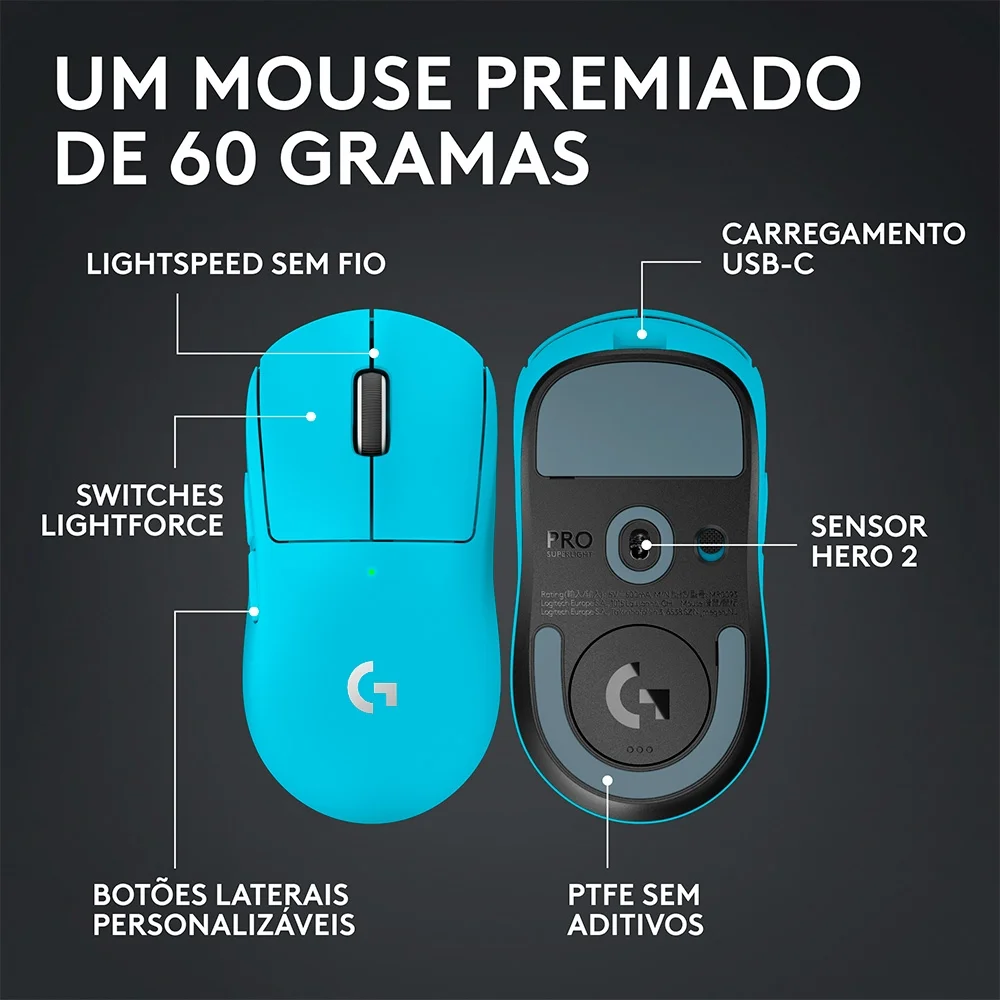 Mouse Gamer Logitech G PRO X SUPERLIGHT 2