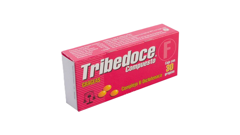 TRIBEDOCE COMPUESTO 30 GRAG 50/50/50/1 MG