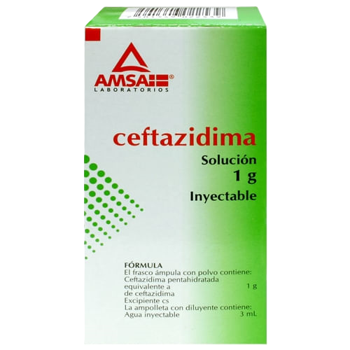 CEFTAZIDIMA 1FA 1G/3ML