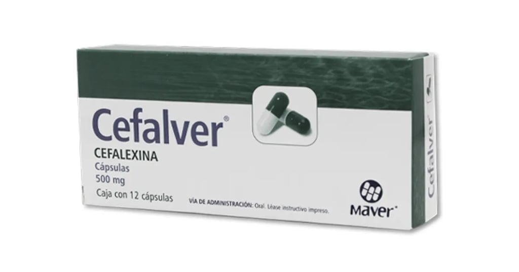 CEFALVER 12 CAPS 500 MG