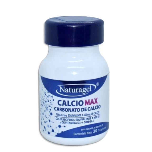 CALCIO MAX C/30 TAB 600MG/400UI