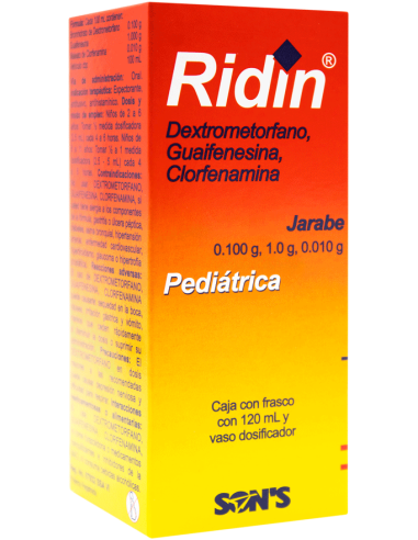 RIDIN JARABE PED FCO. 120ML