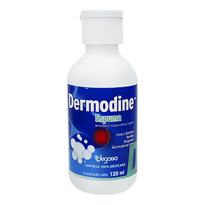 DERMODINE ESPUMA 1 SOL 120ML 8MG
