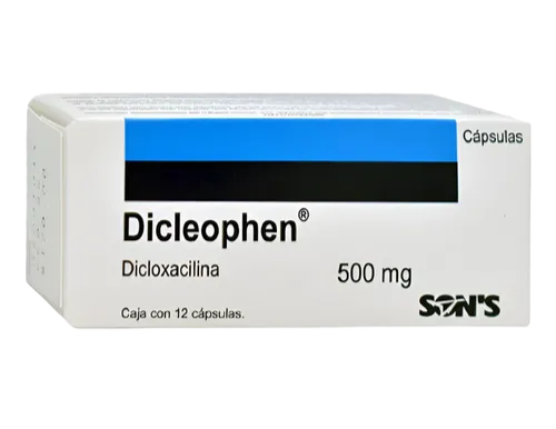 DICLEOPHEN CON 12 CAPS 500MG