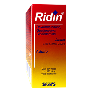 RIDIN ADULTO 1 JBE 7.5/1/100MG/5/120ML