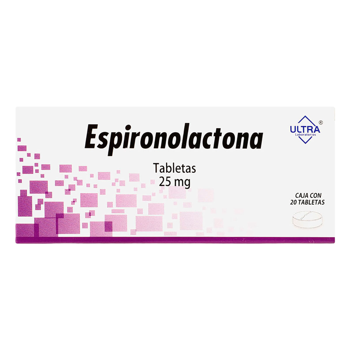 ESPIRONOLACTONA  20 TAB 25 MG