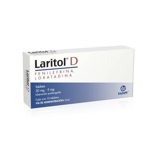 LARITOL D 10 TAB 30/5 MG