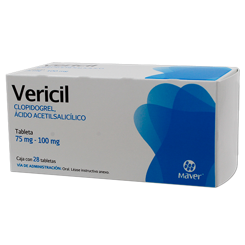 VERICIL 28 TAB 100/75MG