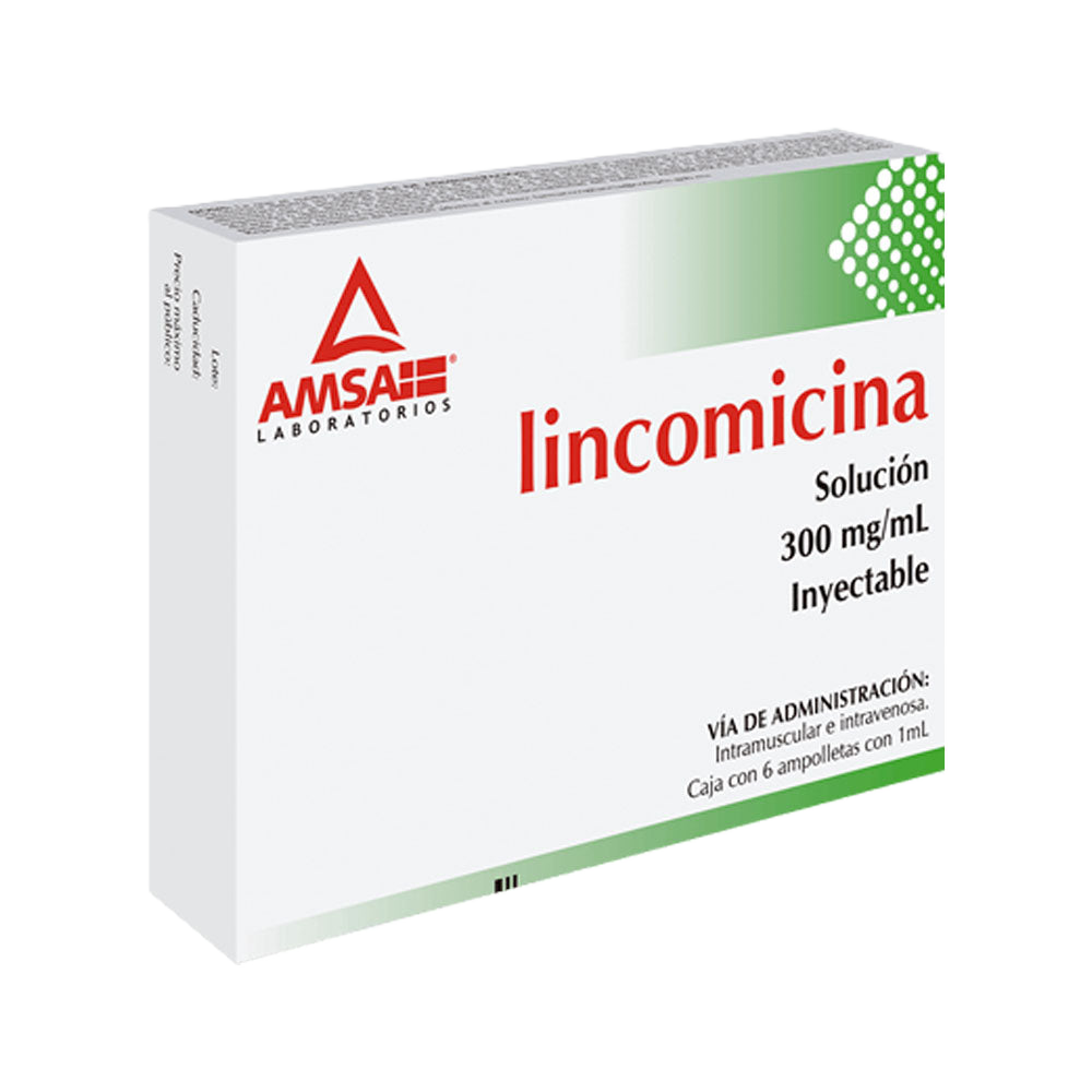LINCOMICINA 6AMP 300MG/1ML