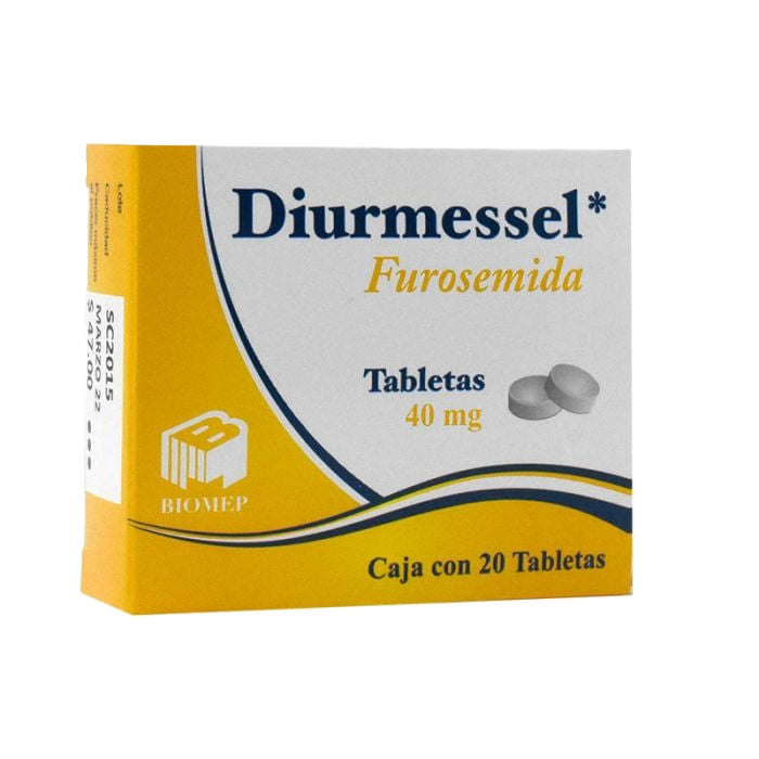 FUROSEMIDA 20 TAB 40 MG